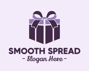 Purple Gift Present logo design