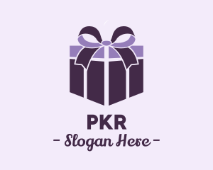 Purple Gift Present logo design