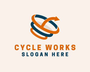 Cycle - Business Arrow Cycle logo design
