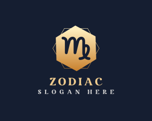 Virgo Zodiac Sign logo design