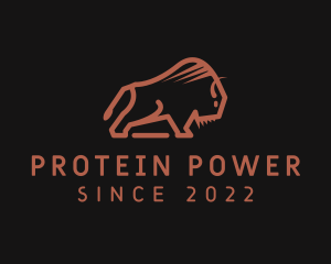Protein - Wild Bison Livestock logo design