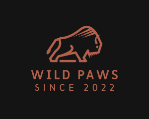 Mammals - Wild Bison Livestock logo design
