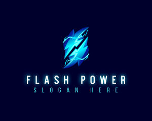 Thunder Bolt Electricity logo design