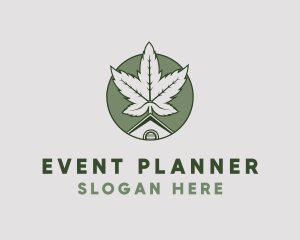 Marijuana - Marijuana House Green logo design