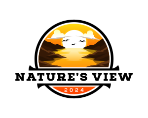 Scenery - Scenery Sunset River logo design