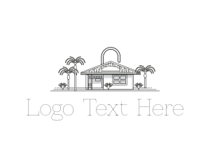 House - Padlock House logo design