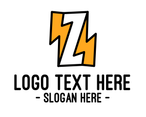 Letter Z - Electric Letter Z logo design
