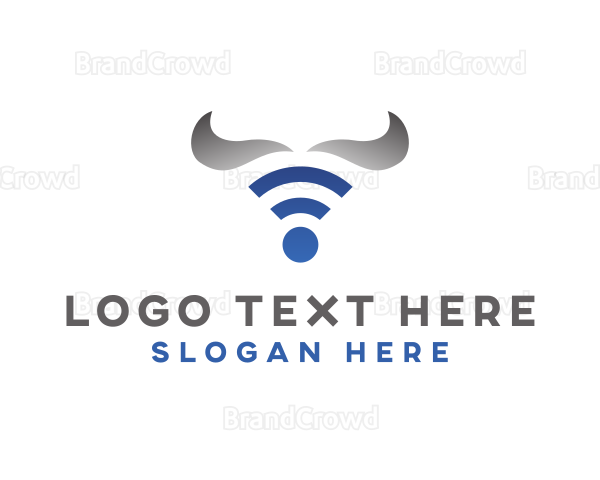 Bull Horn Wifi Logo