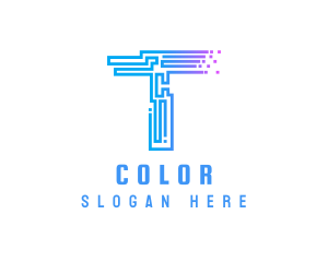 Programmer Monogram Letter T   Logo