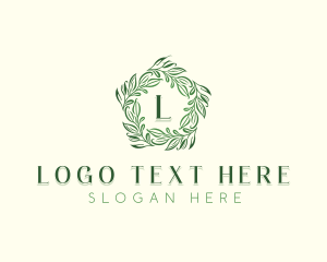 Gardening - Environmental Herbal Leaves logo design