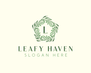 Environmental Herbal Leaves logo design