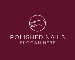 Minimalist Nail Spa logo design