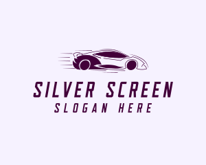 Fast Racing Car Logo