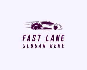 Fast Racing Car logo design