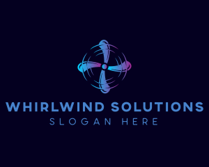 Ventilation Cooling Fan logo design