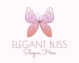 Pattern - Classy Beauty Butterfly logo design