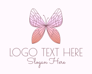 Pattern - Classy Beauty Butterfly logo design