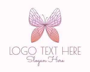 Classy Beauty Butterfly Logo