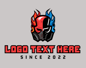 Blazing - Blazing Skull Gamer logo design