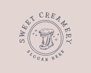 Baking Stand Mixer Sweet logo design