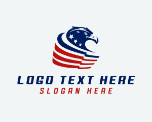 American Eagle - Patriotic Eagle Star USA logo design
