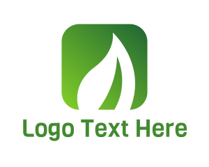 Yoga - Leaf Nature App logo design