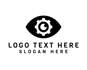 Optics - Eye Cogwheel Optical logo design