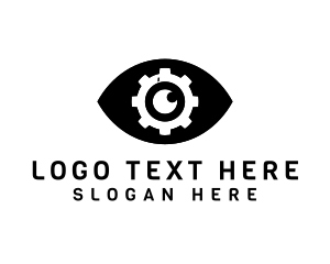 Sight - Eye Cogwheel Optical logo design