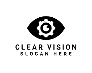 Optics - Eye Cogwheel Optical logo design