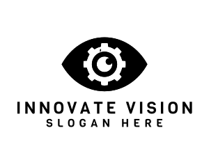 Eye Cogwheel Optical logo design