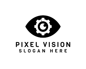 Eye Cogwheel Optical logo design