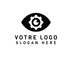 Sight - Eye Cogwheel Optical logo design