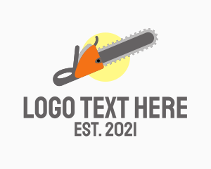 Tool - Lawn Maintenance Chainsaw logo design
