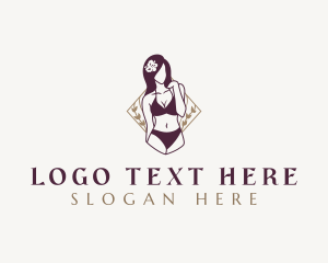 Lingerie - Sexy Bikini Fashion logo design