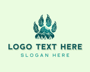 Forest - Outdoor Mountain Claw logo design