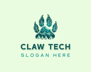 Outdoor Mountain Claw logo design