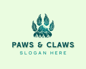 Outdoor Mountain Claw logo design