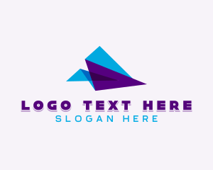 Freight - Plane Courier Delivery logo design