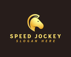 Jockey - Horse Equine Pony logo design