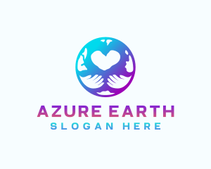 Earth Hands Love logo design