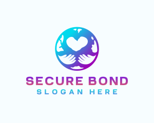 Bond - Earth Hands Love logo design