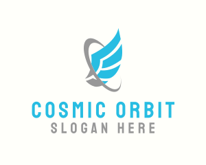 Abstract Wing Orbit logo design