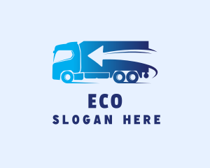 Shipping - Fast Delivery Truck Arrow logo design