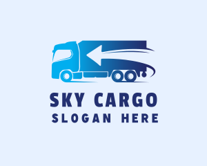 Fast Delivery Truck Arrow logo design