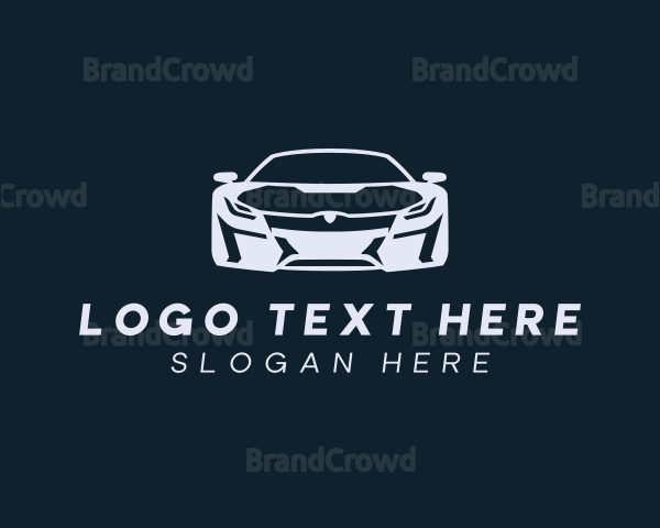 Detailing Sports Car Logo