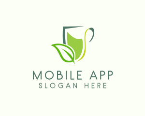 Organic Tea Leaf Logo