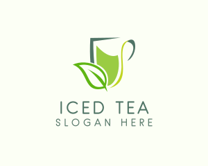 Organic Tea Leaf logo design