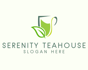 Organic Tea Leaf logo design