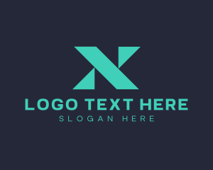 Agency - Digital Gaming Letter X logo design