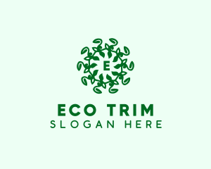 Sustainable Leaf Vine logo design